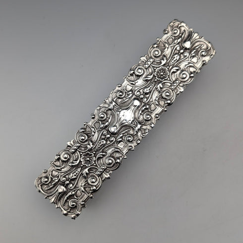 英国アンティーク シルバープレート製 トリンケットボックス